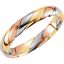 51293:110:P 14kt Tri-Color 4mm Hand-Woven Band Size 10