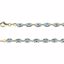 651539:102:P 14kt Yellow Sky Blue Topaz 7" Bracelet