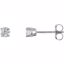1874:70092:P Platinum 3/4 CTW Diamond Earrings