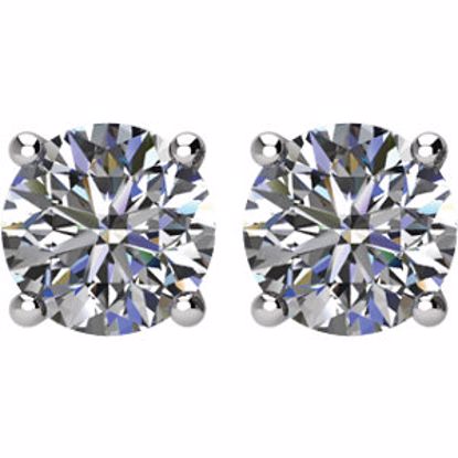 1874:70093:P Platinum 1 CTW Diamond Earrings