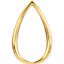 85960:102:P 14kt White Freeform Pendant