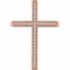 651392:108:P 14kt Rose 1/2 CTW Diamond Cross Pendant