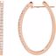 61494:2615570:P 14kt Rose 1/2 CTW Diamond Hoop Earrings