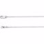 CH1015:1009:P Platinum 1mm Solid Cable 16" Chain