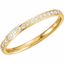 651022:411:P 14kt Yellow 1/4 CTW Diamond Machine Set Anniversary Band Size 8