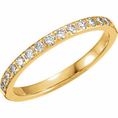 651020:305:P 14kt Yellow 1/3 CTW Diamond Anniversary Band