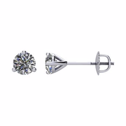 66234:60032:P Platinum 1/2 CTW Diamond Earrings