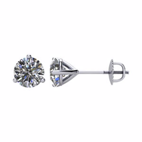 66234:60028:P 14kt White 1/4 CTW Diamond Earrings