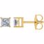 66231:60029:P 14kt Yellow 1 CTW Diamond Earrings