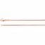 CH520:1001:P 14kt Rose 1.5mm Hollow Popcorn 18" Chain

