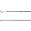 CH1022:1003:P 14kt White 3mm Hollow Wheat 24" Chain