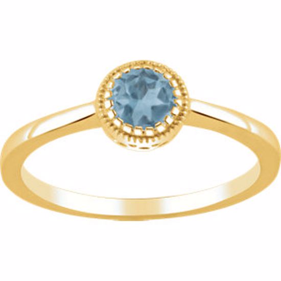 651609:123:P 14kt Yellow Swiss Blue Topaz "December" Birthstone Ring