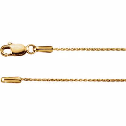 CH1021:1009:P 14kt Yellow .9mm Wheat 24" Chain