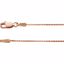 CH1021:1012:P 14kt Rose .9mm Wheat 18" Chain