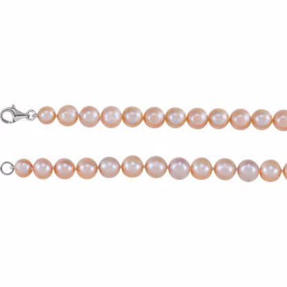 651647:100:P Sterling Silver Freshwater Cultured Pearl 18" Necklace