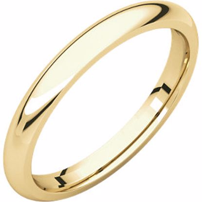 IR3.5:1386866:P 10kt Yellow 2.5mm Comfort Fit Band