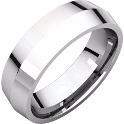 KER9:299552:P Sterling Silver 6mm Knife Edge Comfort Fit Band