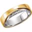 122255:6000:P 14kt Yellow & 14kt White .05 CTW Diamond Ring Size 7