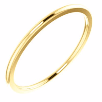 IR6:103:P 14kt Yellow 1mm Comfort Fit Band