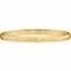 86087:1000:P 14kt Yellow 5.1mm Hammered Bangle Bracelet