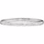 86087:1001:P 14kt White 5.1mm Hammered Bangle Bracelet