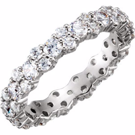 122360:602:P Platinum 1 3/4 CTW Diamond Eternity Band Size 7