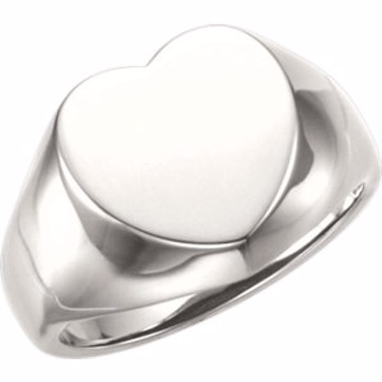 51413:101:P 14kt Yellow Heart Ring