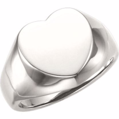 51413:103:P 14kt Rose Heart Ring