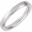 51339:145:P 14kt White 4mm Design Band Size 10.5