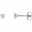 66233:60081:P 14kt White 1/5 CTW Diamond Stud Earrings