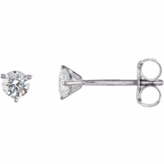 66233:60084:P 14kt White 1/4 CTW Diamond Stud Earrings