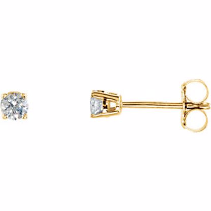 1874:60050:P 14kt Yellow 1/5 CTW Diamond Earrings