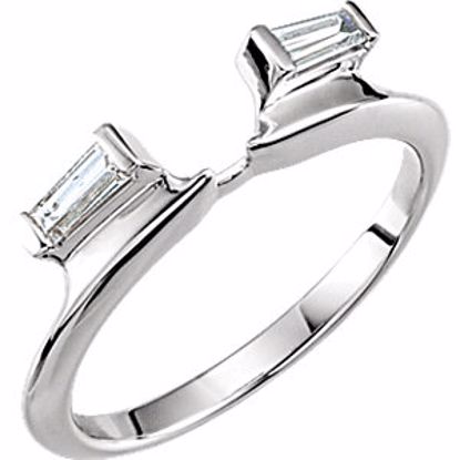 122243:60000:P 14kt White 1/5 CTW Diamond Ring Wrap