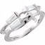 122247:60000:P 14kt White 1/2 CTW Diamond Ring Guard