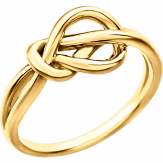 86178:1001:P 14kt Yellow Knot Design Ring