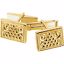 81282:60002:P 18kt Yellow 13.5x17mm Cuff Links