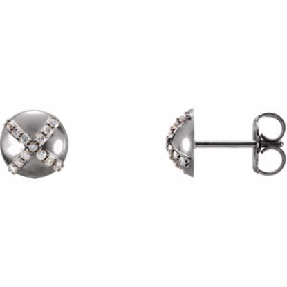 86193:6008:P Platinum 1/8 CTW Diamond Earrings