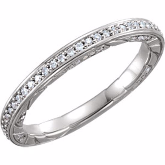 122461:600:P 14kt White 1/5 CTW Diamond Anniversary Band 