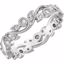 69816:6019:P Platinum 1/4 CTW Diamond Eternity Band Size 5