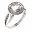 71742:236:P 10kt Rose  7.4mm Round Ring Mounting