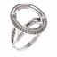 71742:464:P 14kt Rose  15x11mm Oval Ring Mounting
