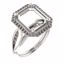 71742:746:P 10kt Rose  11x9mm Emerald Ring Mounting