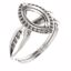 71742:1061:P 10kt Rose  10x5mm Marquise Ring Mounting