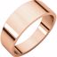 FT15:2451:P 14kt Rose 7mm Flat Tapered Band 