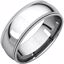 DMGR9:476:P 14kt White 7mm Double Milgrain Comfort Fit Bands