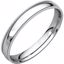 MGRL7:404:P 14kt White 3mm Light Comfort Fit Milgrain Band 
