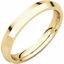 KER12.5:1442:P 14kt Yellow 3mm Knife Edge Comfor Fit Band