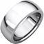 IRH8.5:4444:P Continuum Sterling Silver 8 mm Heavy comfort Fit Band