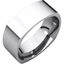 SQR10:4668:P Continuum Sterling Silver 7mm Square Comfort Fit Band
