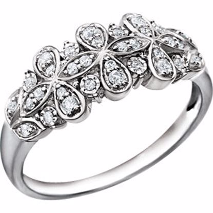 651774:100:P 14kt White 1/5 CTW Diamond Anniversary Band